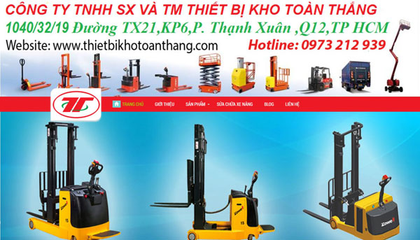 Nơi bán xe nâng điện đứng lái chính hãng